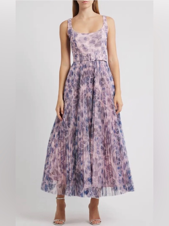 Hutch Dresses & Skirts - Hutch Pleated Belted Sleeveless Midi Dress